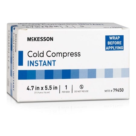 Mckesson Instant Cold Pack, 4-7/10 x 5-1/2 Inch, 10PK 79450